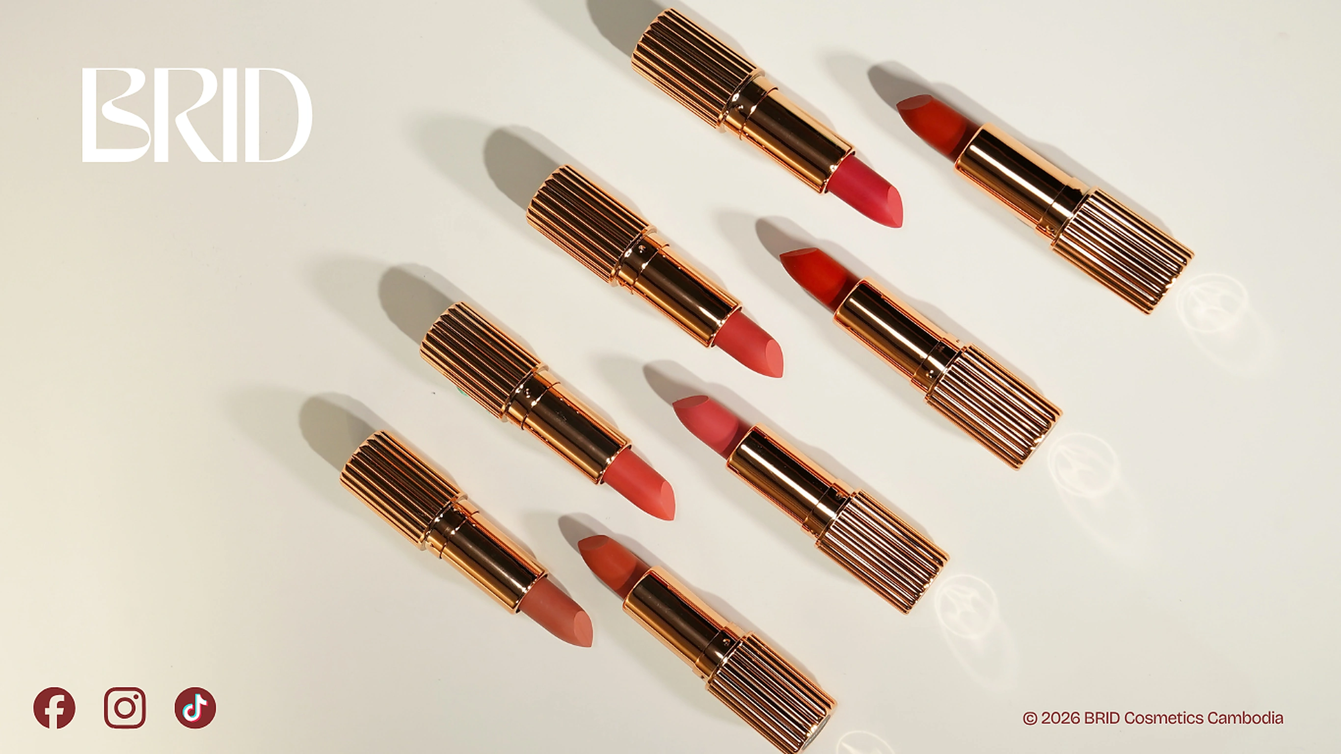 BRID Cosmetics Cambodia contact and social media page